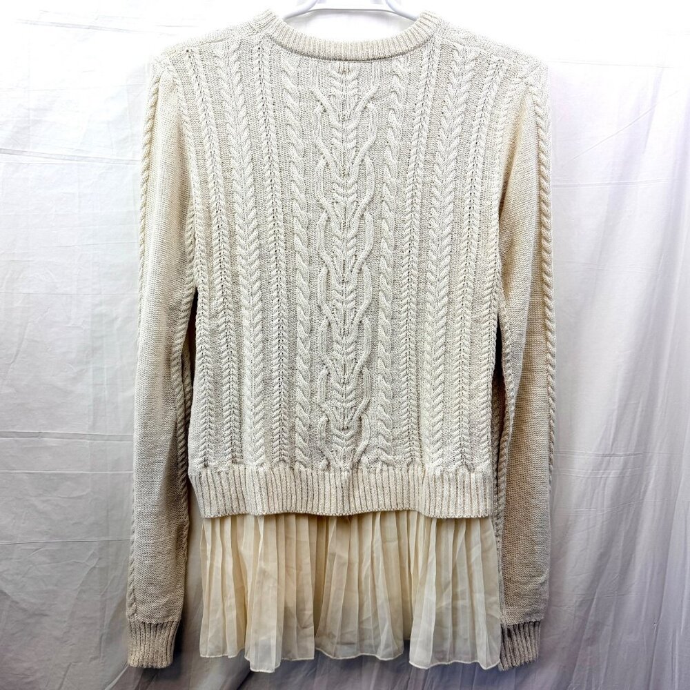 Long Sleeve Knit Above The Knee Sweater Dress Women S White